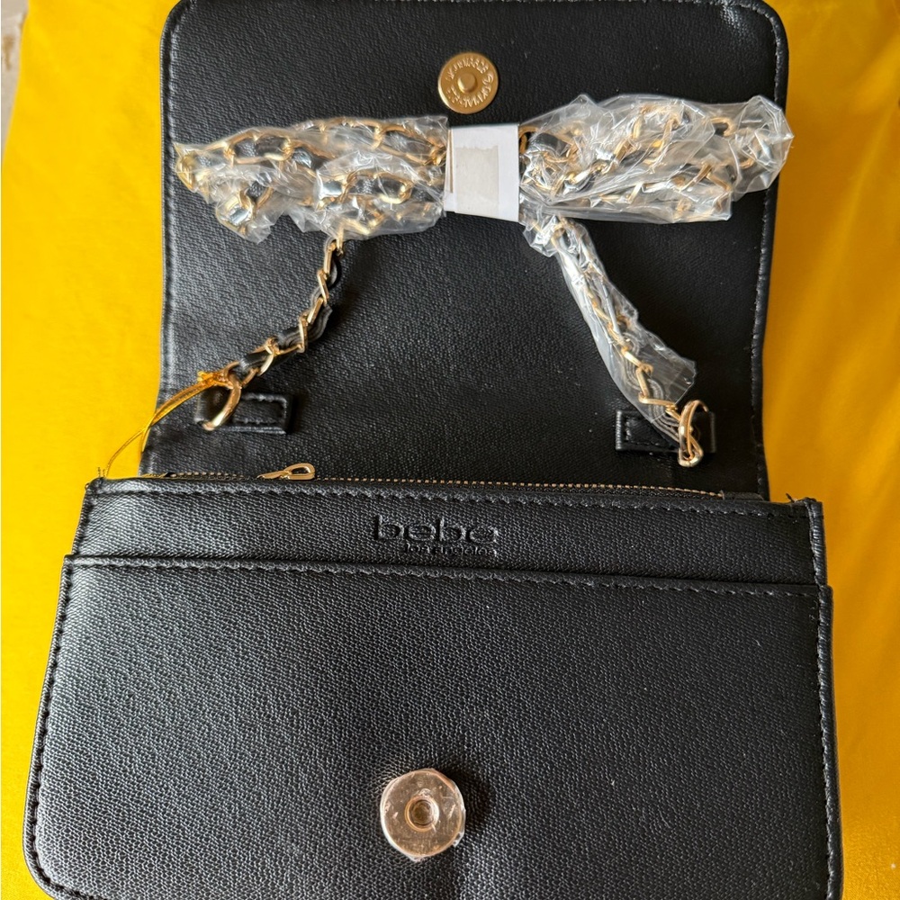 NWT Bebe Black Women's crossbody Bag - Picture 2 of 5